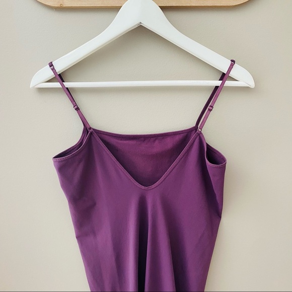 Free People Long Camisole Purple Sz M/L - Picture 6 of 7